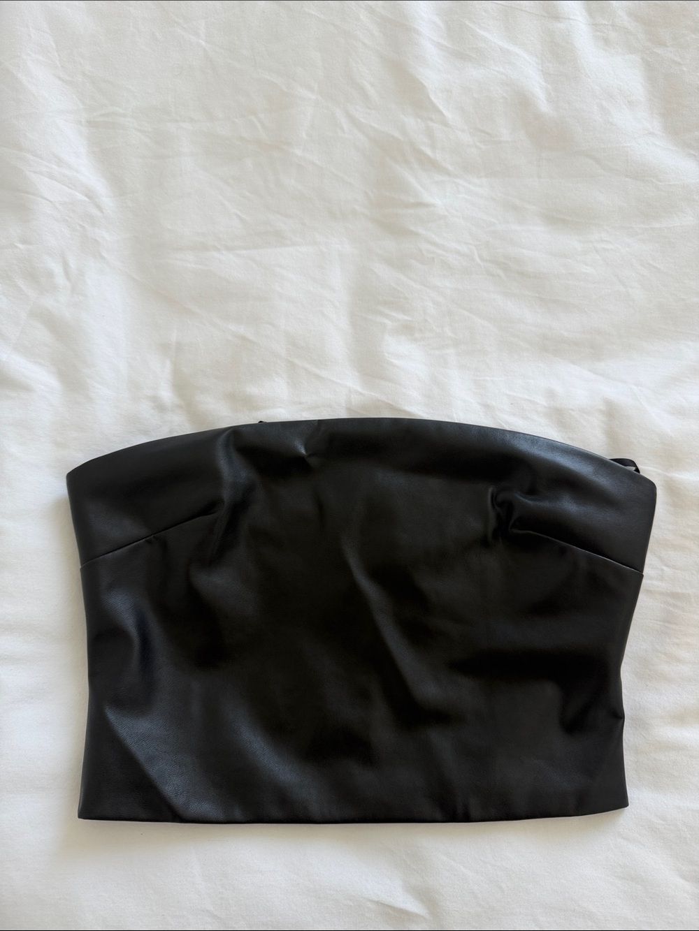 Aritzia Ten by Babaton Enclave Vegan Leather Tube Top